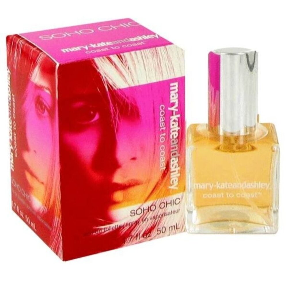 Mary-Kate & Ashley Soho Chic Coast to Coast EDT Perfume 1.7 fl oz New Box Vintag